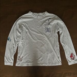 Stella McCartney Kids White Graphic Long Sleeve Tee